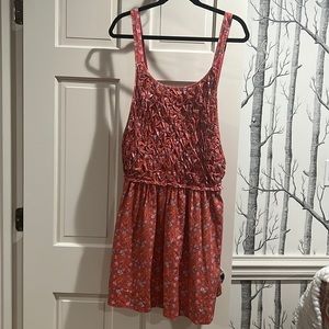 FREE PEOPLE PETUNIA MINI DRESS POPPY COMBO
